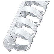 SPIRALA PLASTIČNA FI-45MM OVAL PK50 FORNAX BIJELA