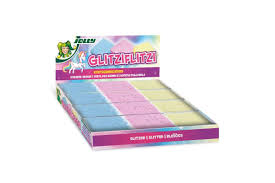 JOLLY Glitziflitzi rastezljive gumice za brisanje, sort, u kutiji s 24 komada