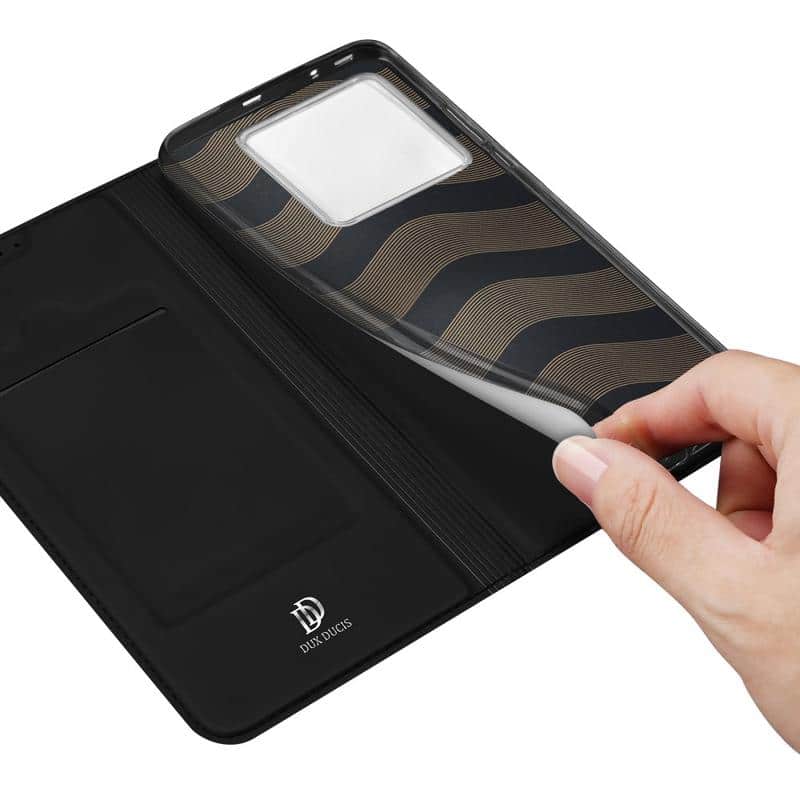 DUX DUCIS Skin Pro – preklopna torbica za Xiaomi 13T / 13T Pro - črna
