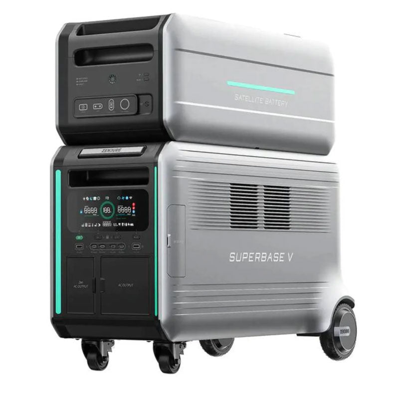 Set Zendure SuperBase V6400 + Satellite Battery B6400