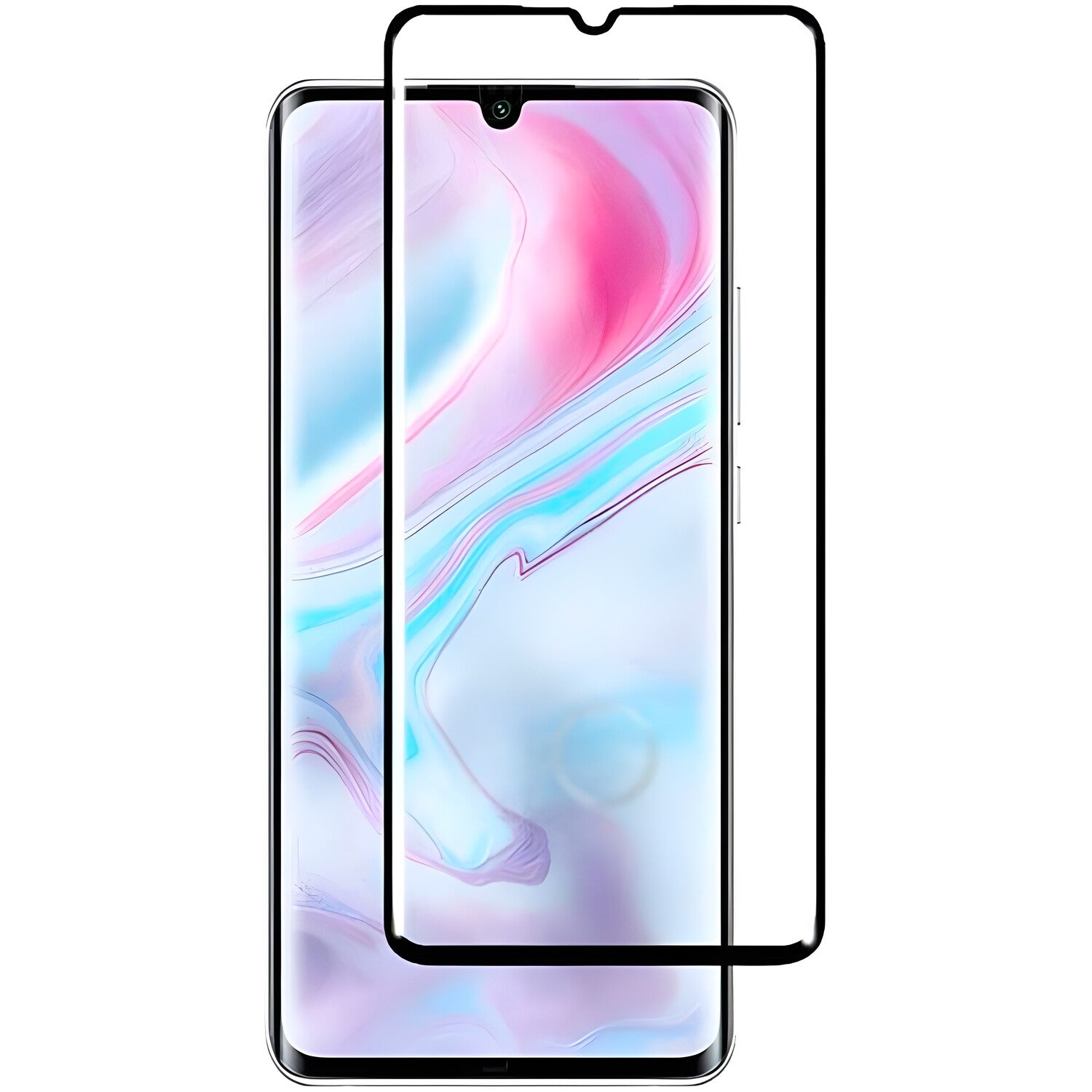 Mocolo 3D Ojačano Staklo za Xiaomi Mi 10 Lite - Crna KP15801