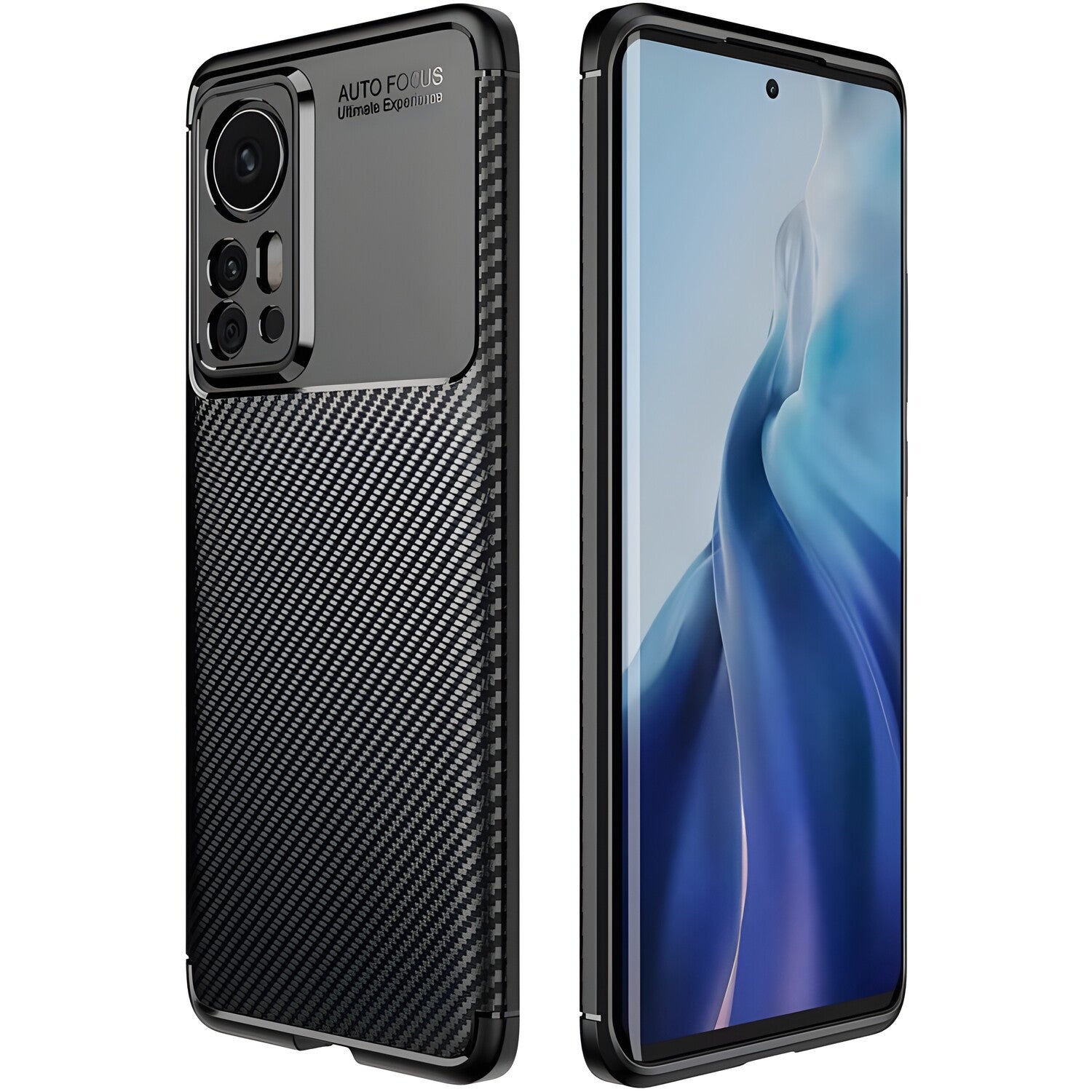 Futrola Carbon Bush Elite za Xiaomi 12 Pro - Crna KP16171
