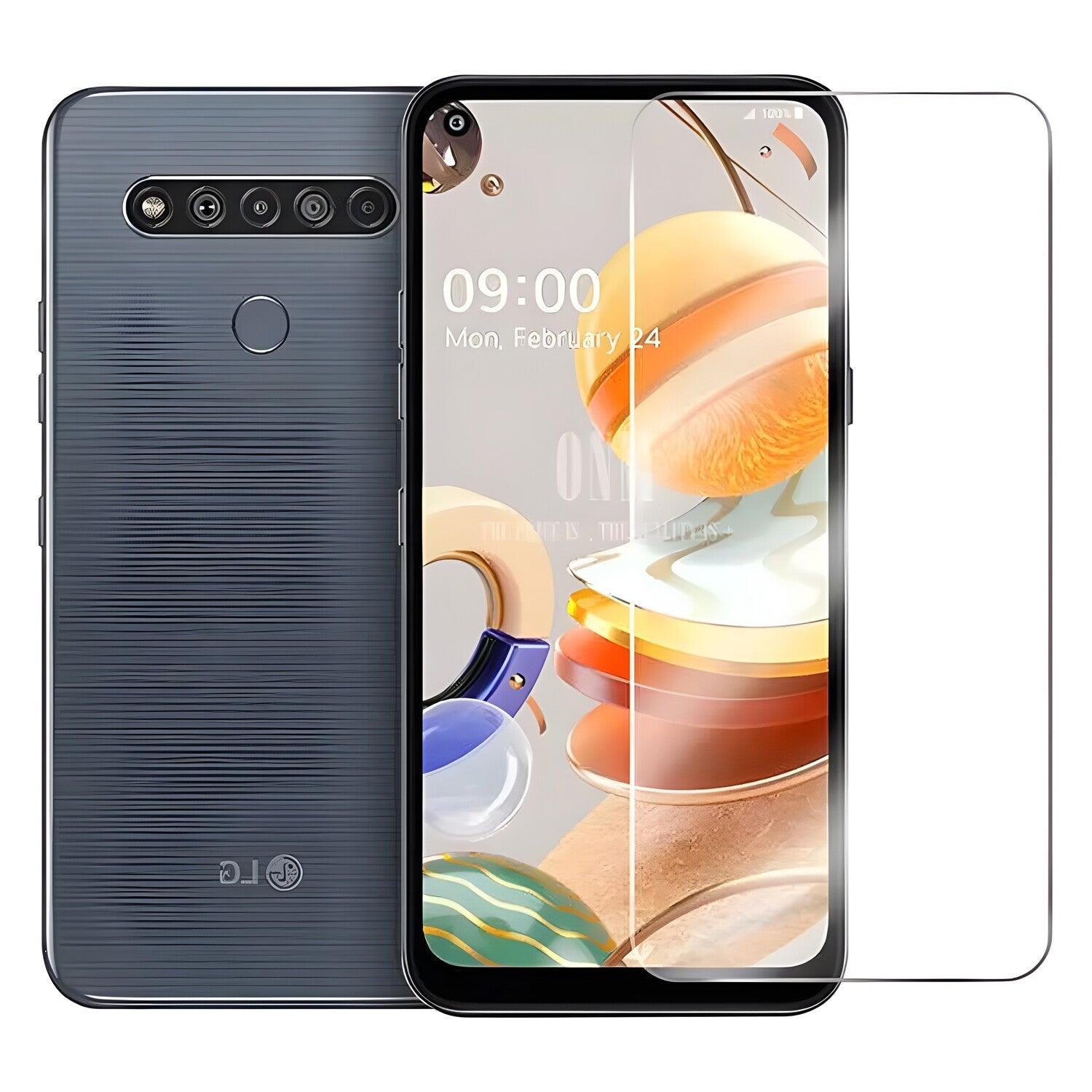 Kaljeno staklo GOLD 9H za LG K51S - Prozirna KP18149