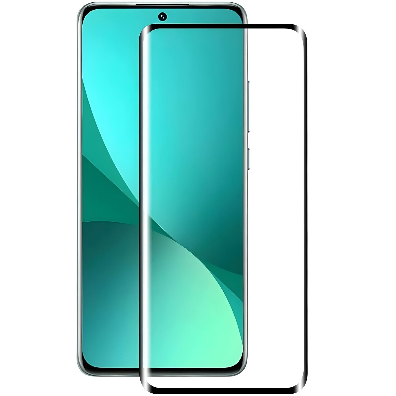 5D Temperirano staklo za Xiaomi 12 Pro - Crna KP18211