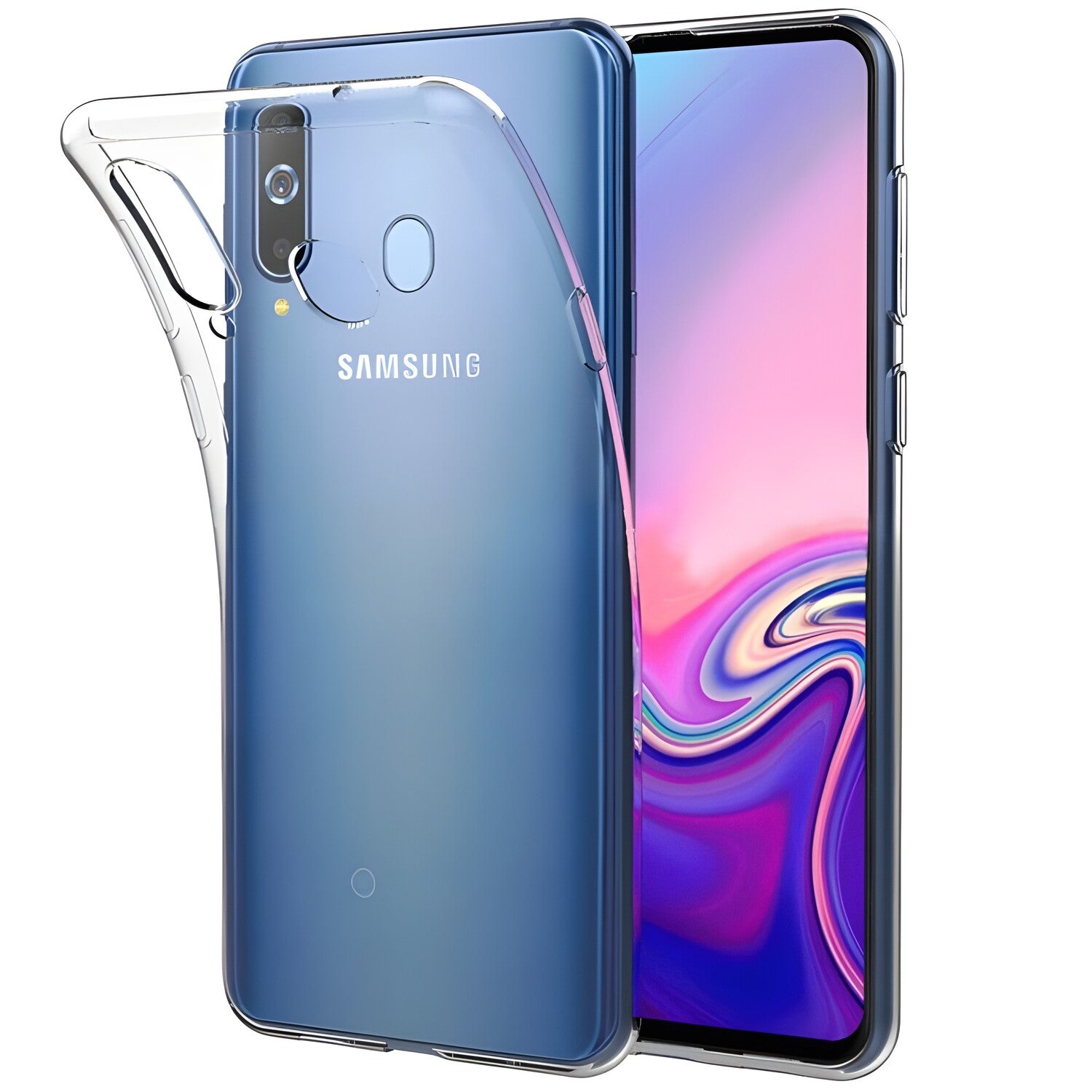 Przezračno zaštitno kućište za Samsung Galaxy A8s - Prozirna KP19222