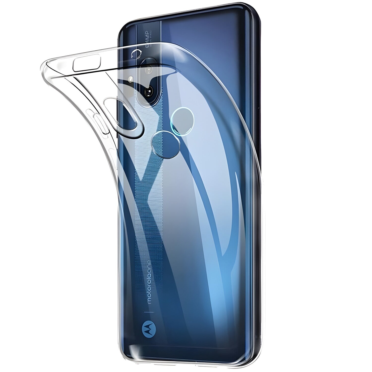 Przezračno zaštitno kućište za Motorola One Hyper - Prozirna KP19227
