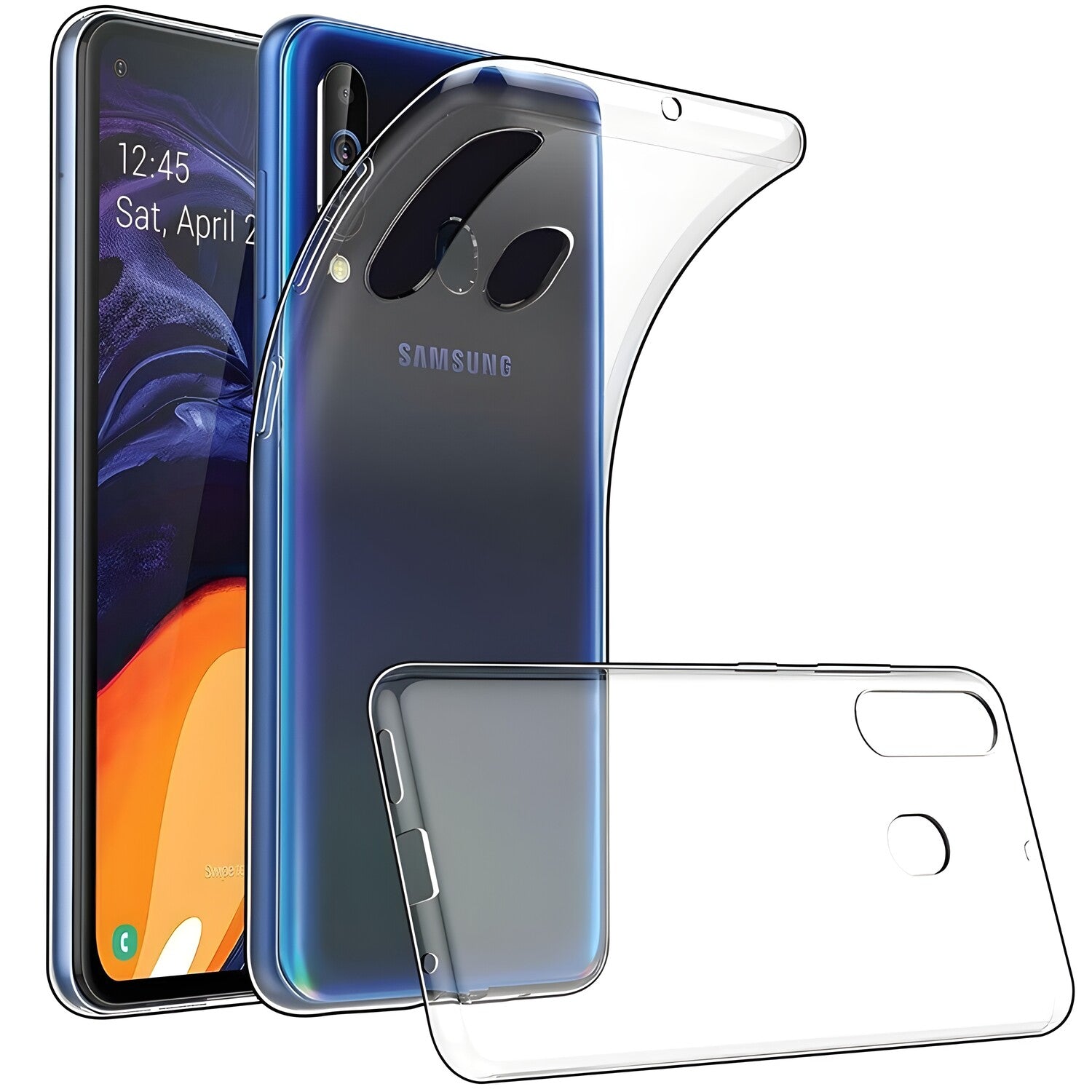 Przezračno zaštitno kućište za Samsung Galaxy A60/Galaxy M40 - Prozirna KP19229