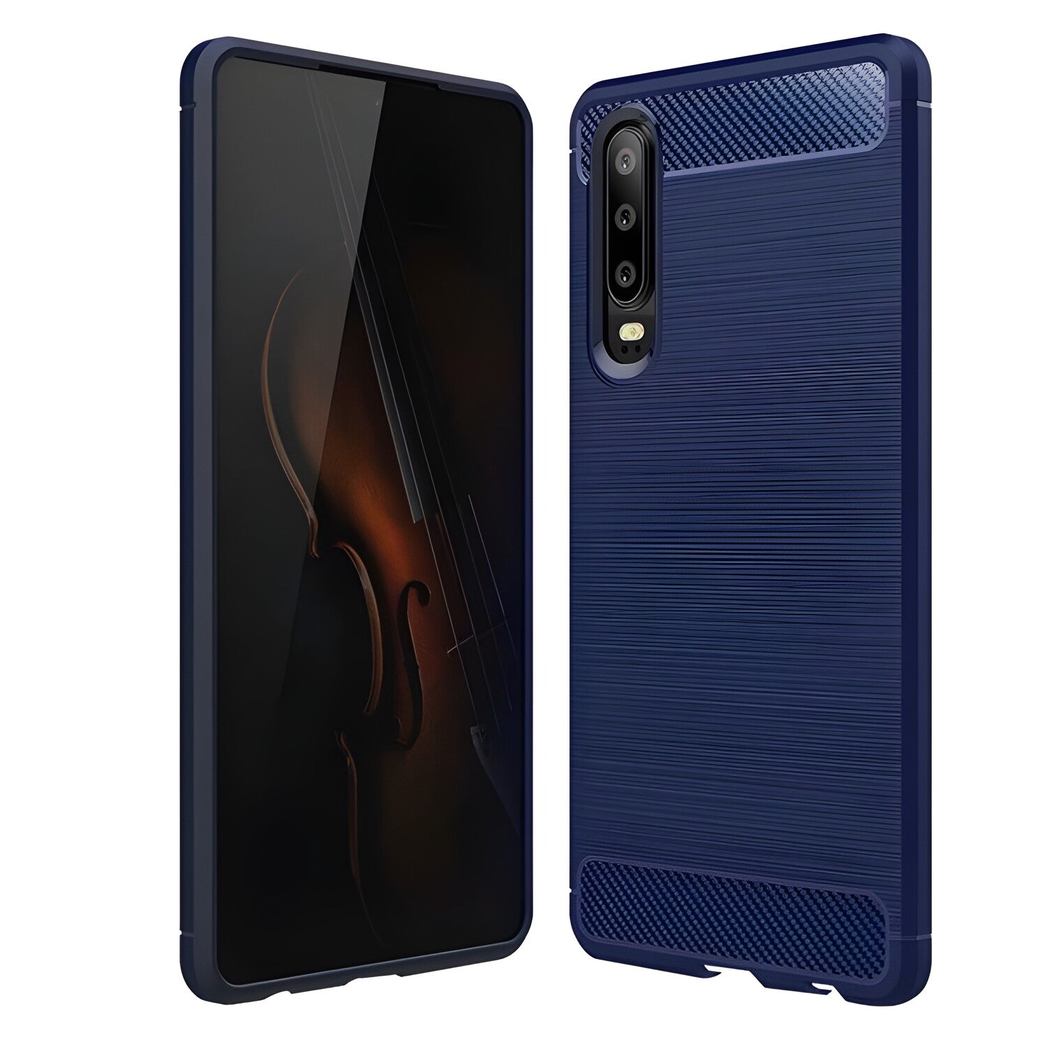 Futrola Carbon Shield TPU za Huawei P30 - Tamno plava KP19412