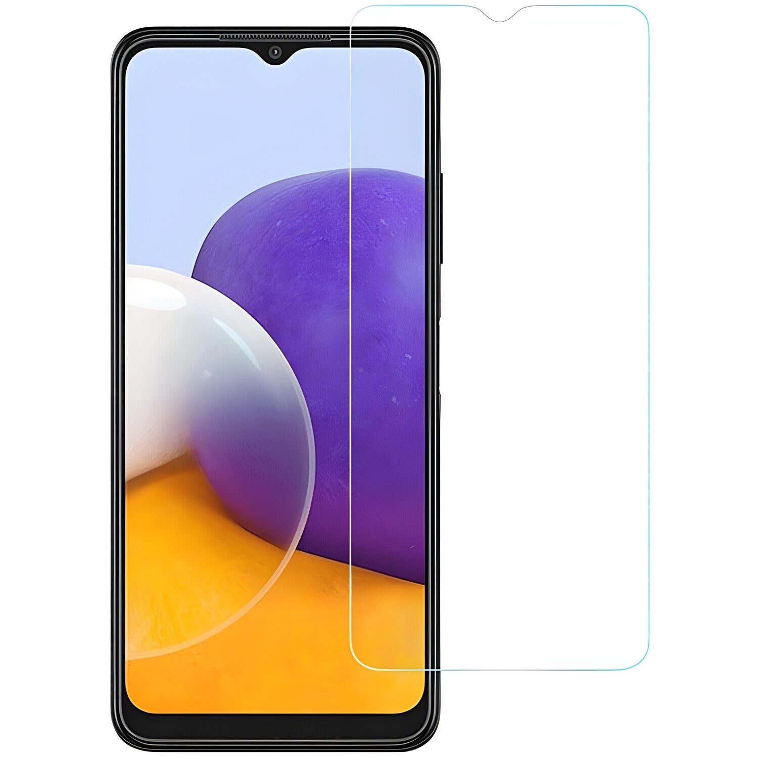 Kaljeno staklo 9H Izmael za Samsung Galaxy A22 5G - Prozirna KP22483