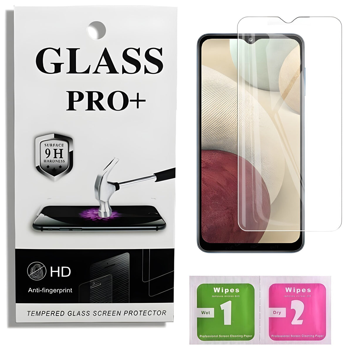 Prémično zaštitno staklo 9D Izmael za Samsung Galaxy A12 - Prozirna KP22904