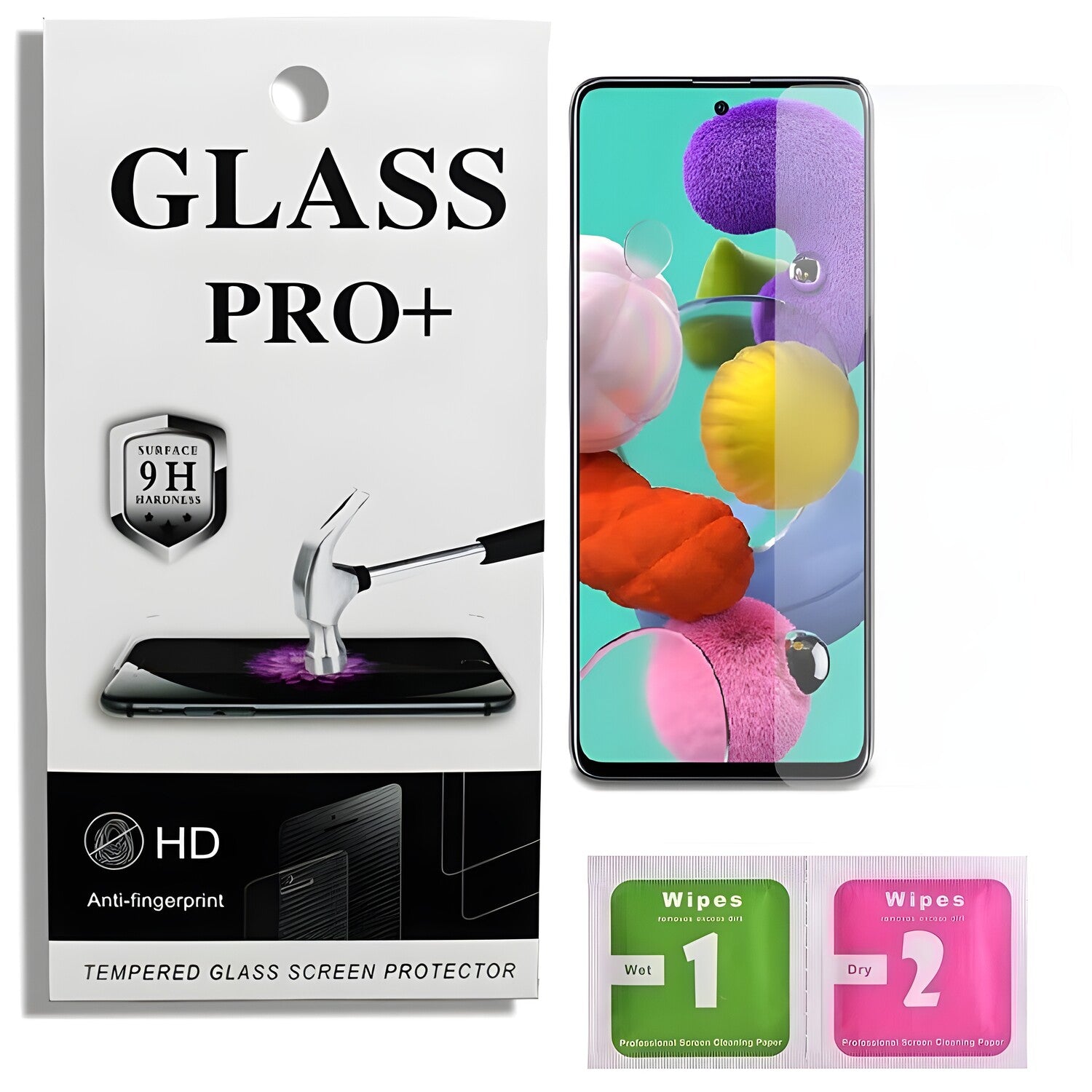 Prémično zaštitno staklo 9D Izmael za Samsung Galaxy A51 - Prozirna KP22947