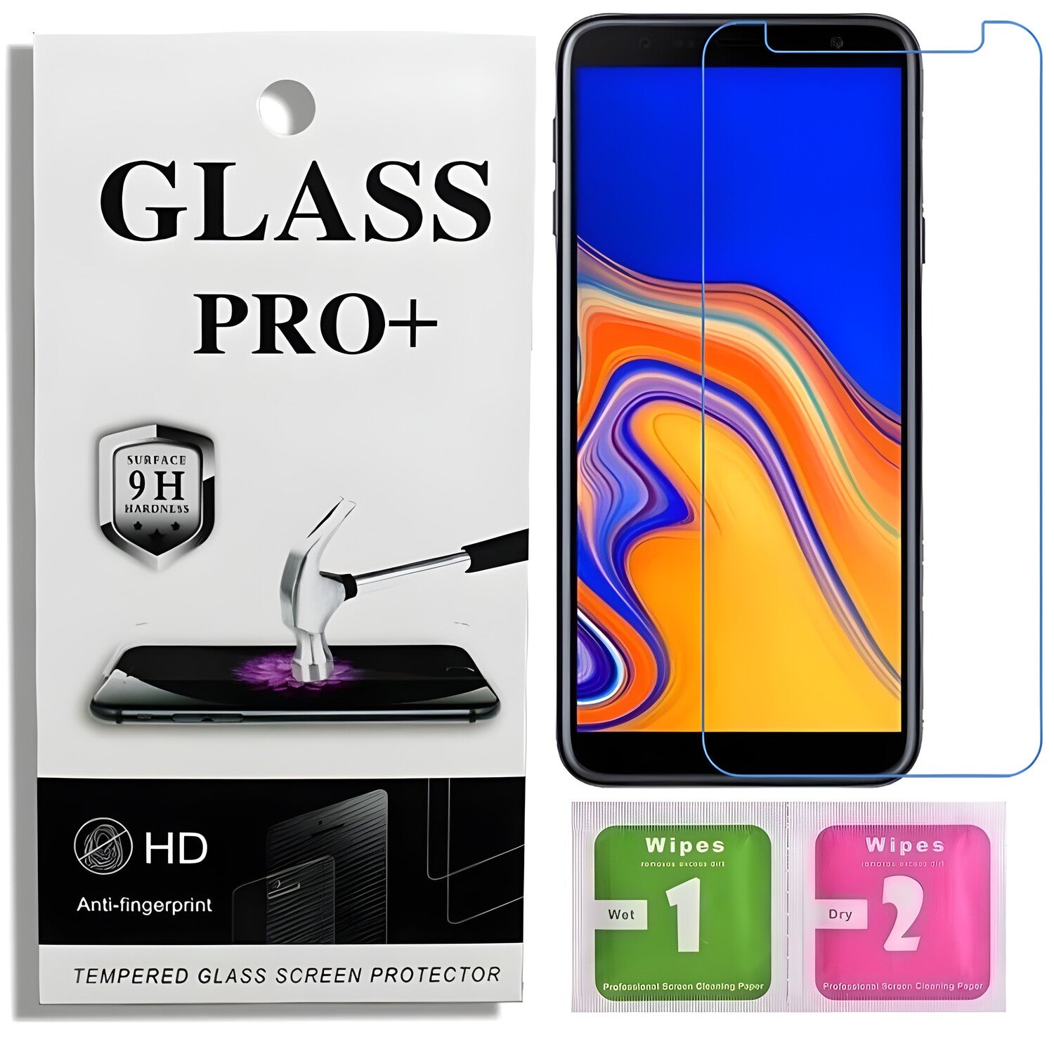 Prémično zaštitno staklo 9D Izmael za Samsung Galaxy A7 2018 - Prozirna KP23147
