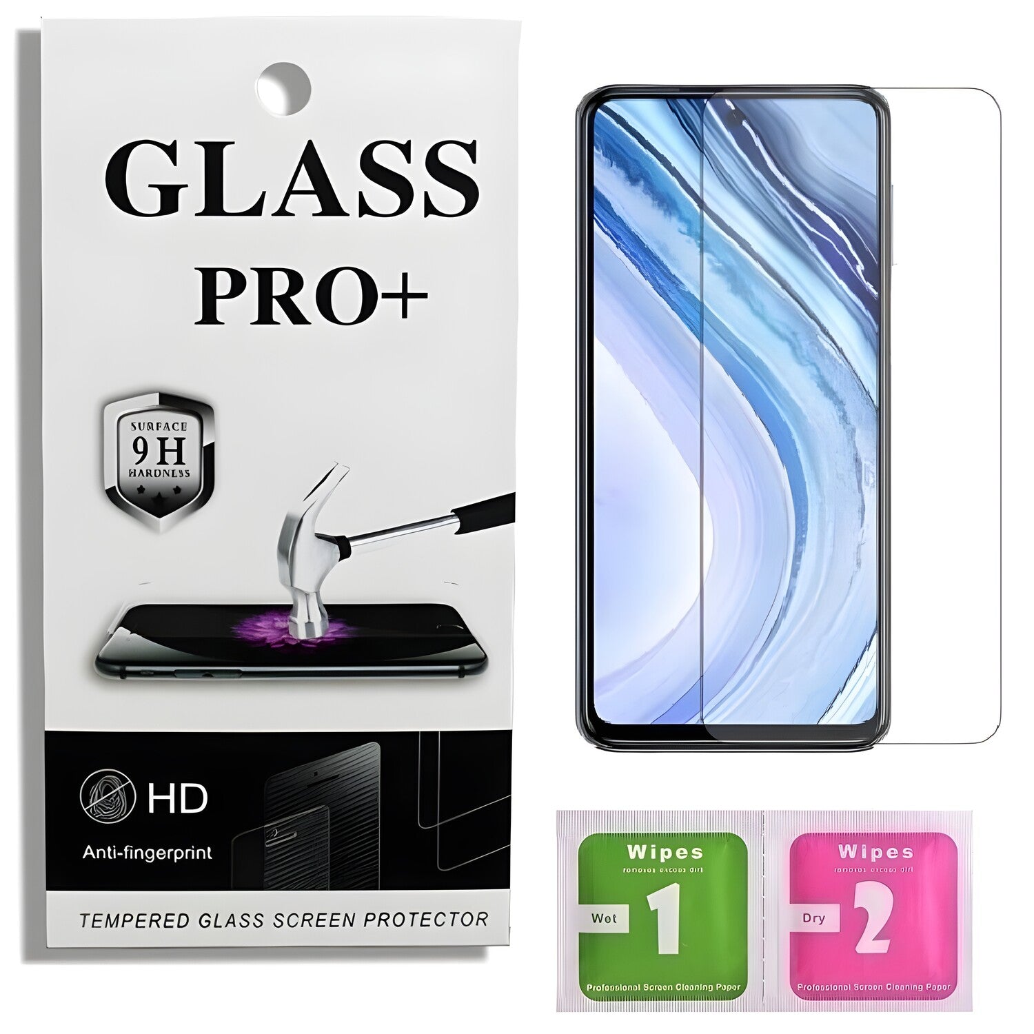 Prémično zaštitno staklo 9D Izmael za Xiaomi Redmi 9A - Prozirna KP23336