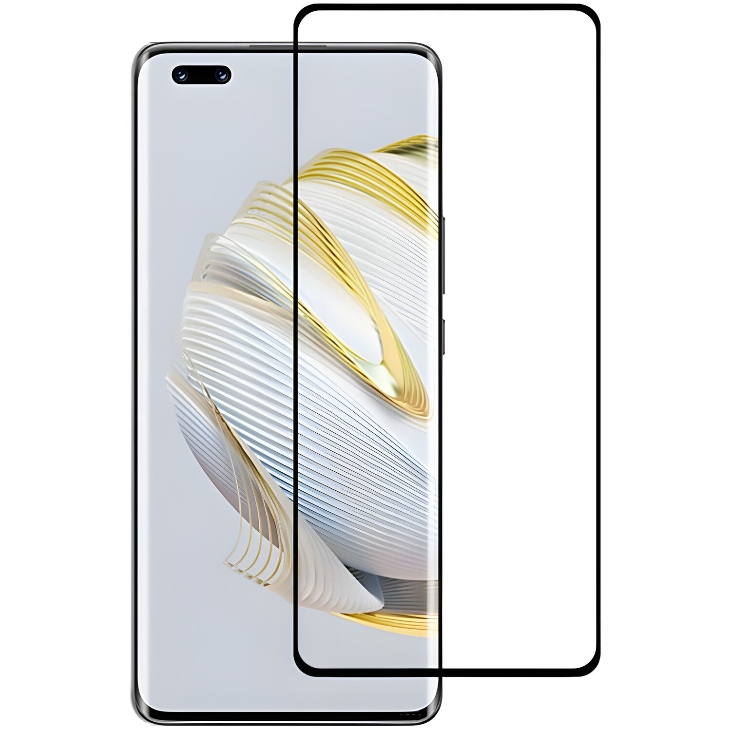 Kaljeno 3D staklo Izmael za Huawei Nova 10 Pro - Crna KP24240