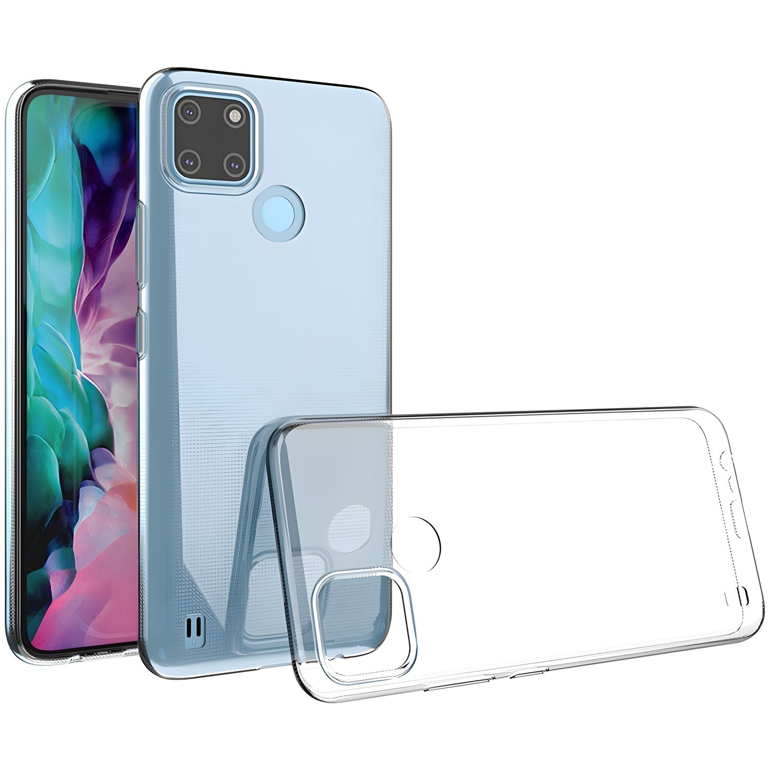 Przezračno zaštitno kućište za Realme C12/7i Global - Prozirna KP24308