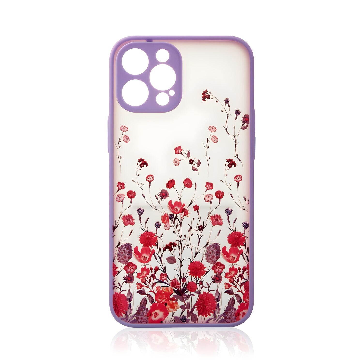 Cvjetna futrola za Apple iPhone 13 Pro - Ljubičasta KP24611