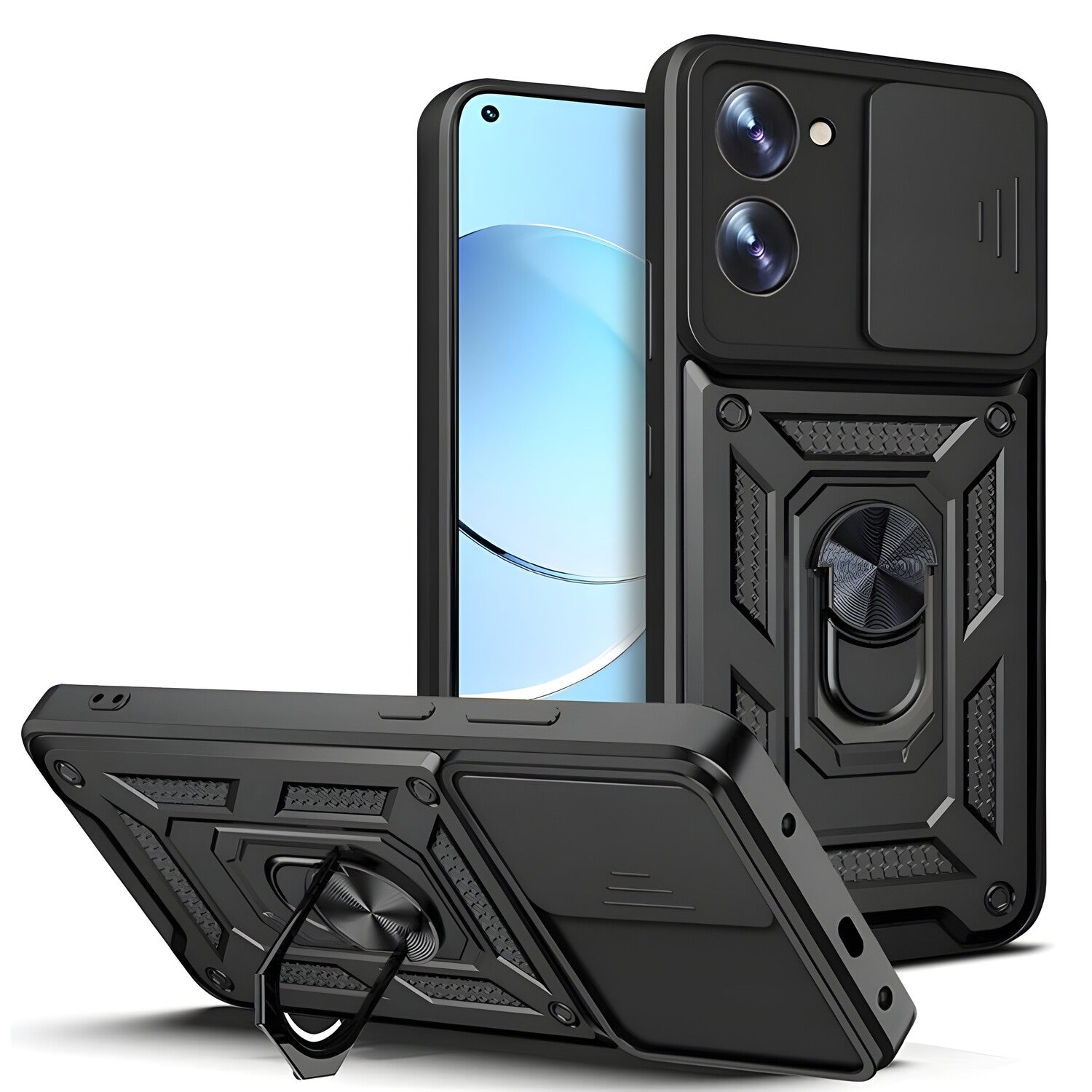 Hybrid Armor Camshield za Realme 10 Pro - Crna KP24917