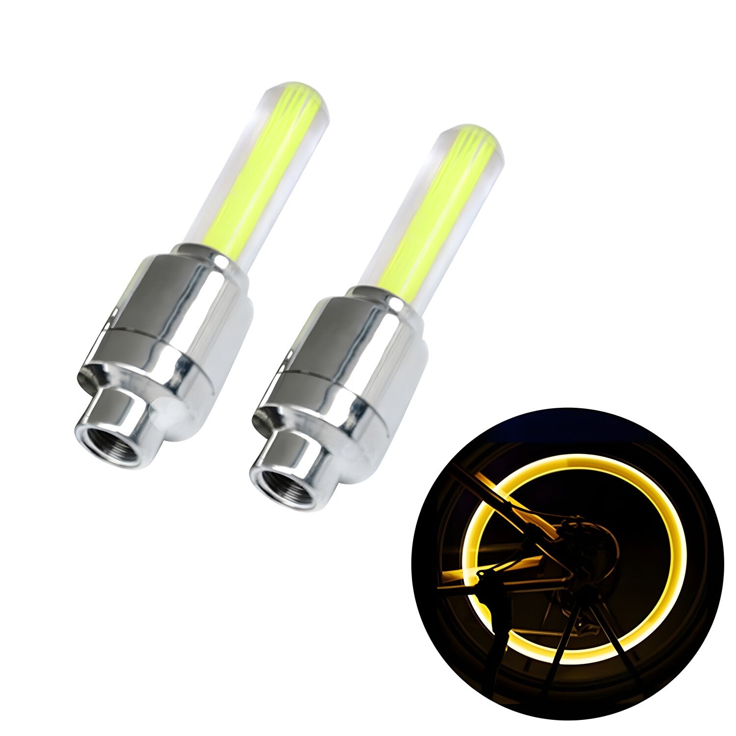 LED osvjetljenje za bicikle - Žuta KP26837