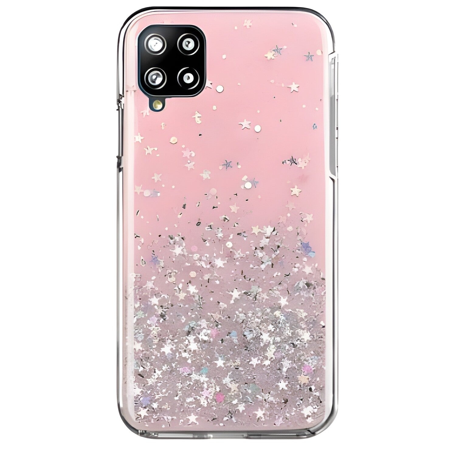 Wozinsky Star Glitter silikonska futrola za Samsung Galaxy A42 5G - Svijetlo roza KP8731