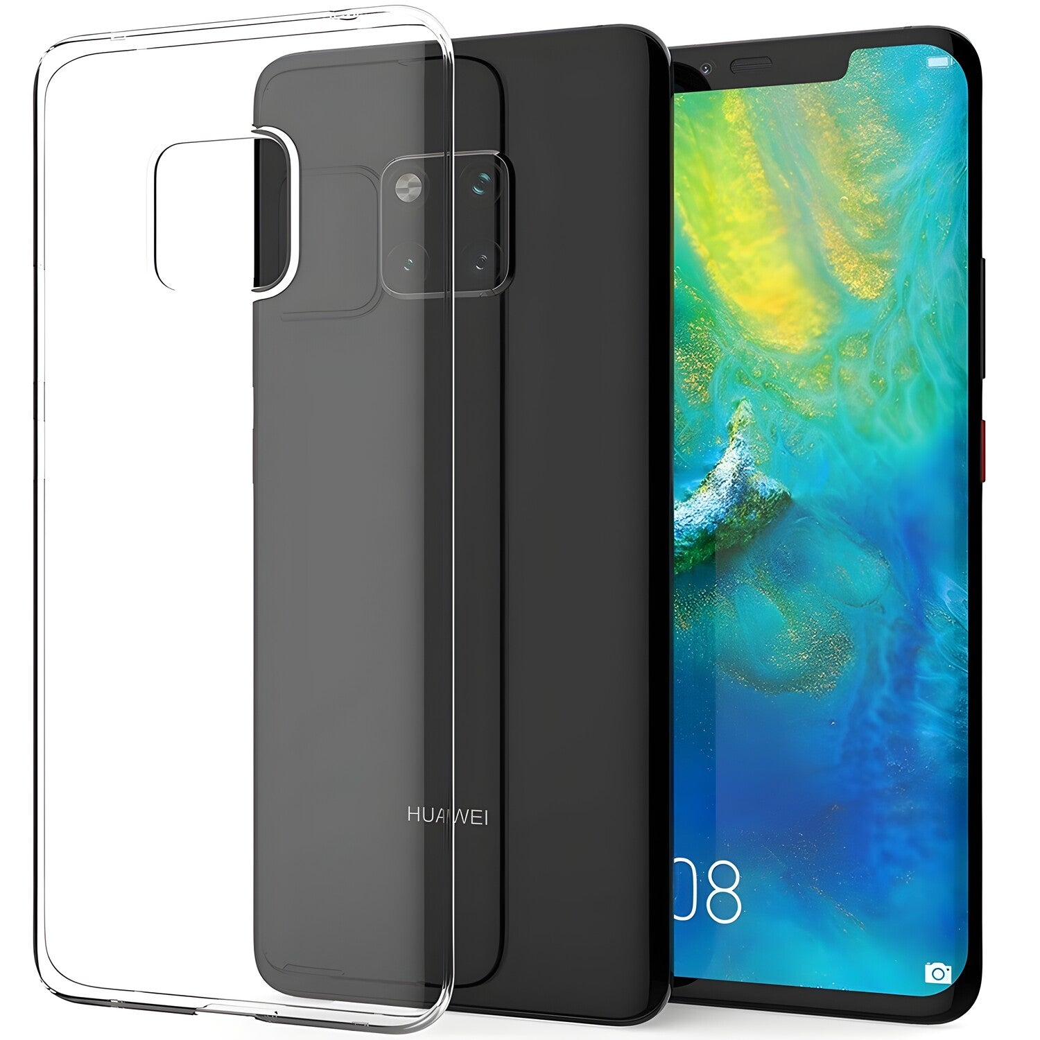 Przezračno zaštitno kućište za Huawei Mate 20 - Prozirna KP9352