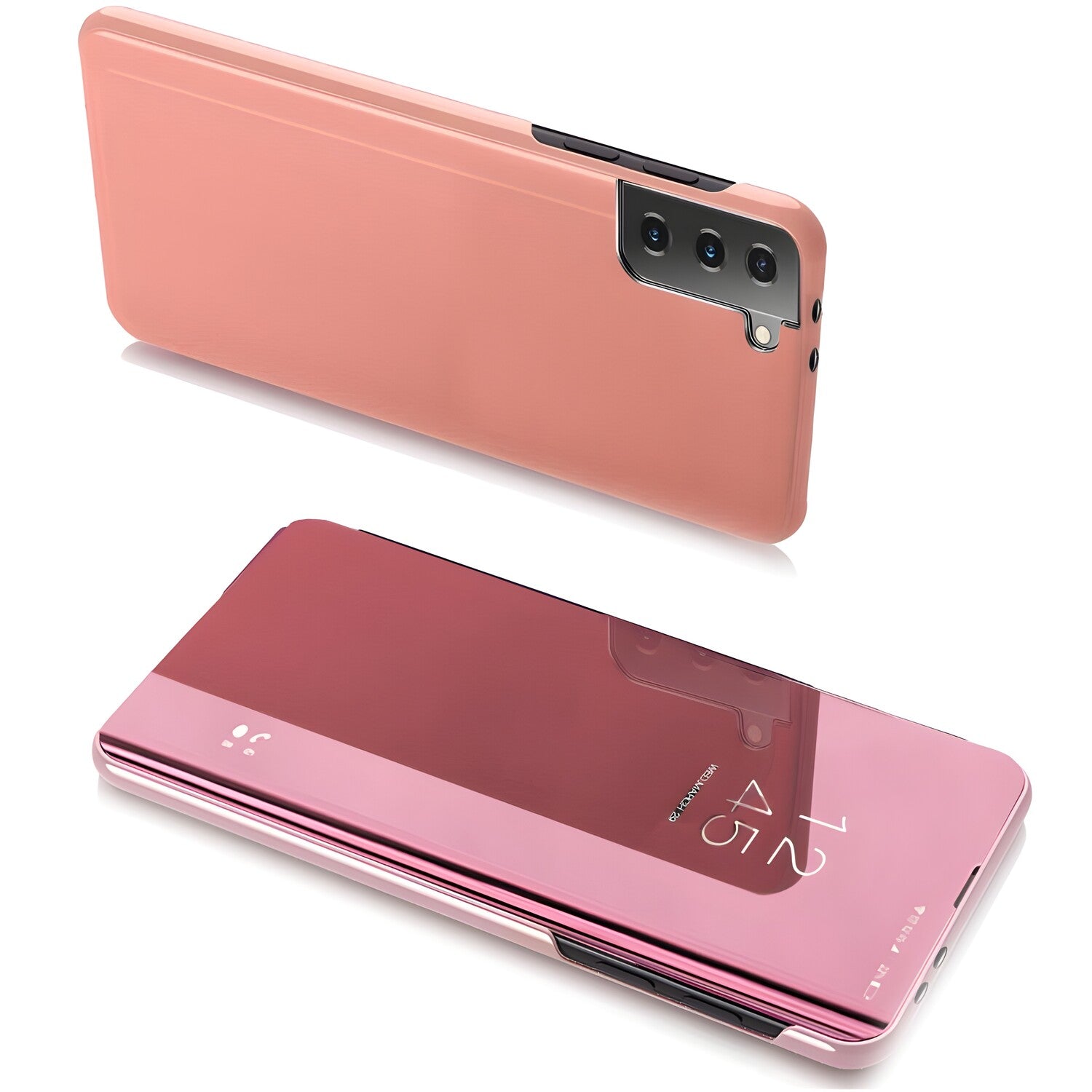 Futrola Clear View za Samsung Galaxy S21 Plus 5G/Galaxy S30 Plus - Roza KP9903
