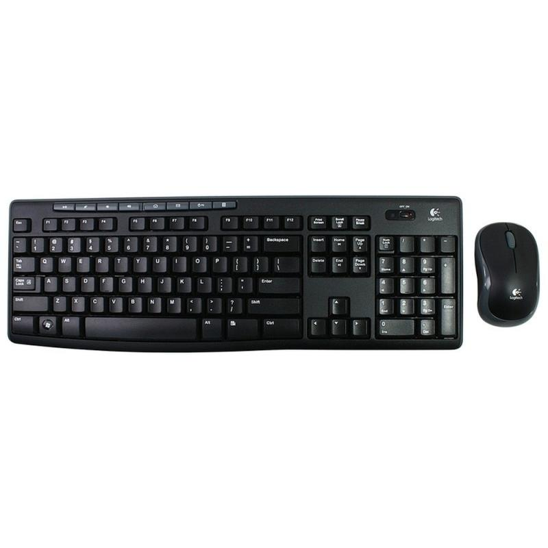 Logitech Wireless Combo MK270 tipkovnica Miš priložen RF bežični QWERTZ Mađarski Crno