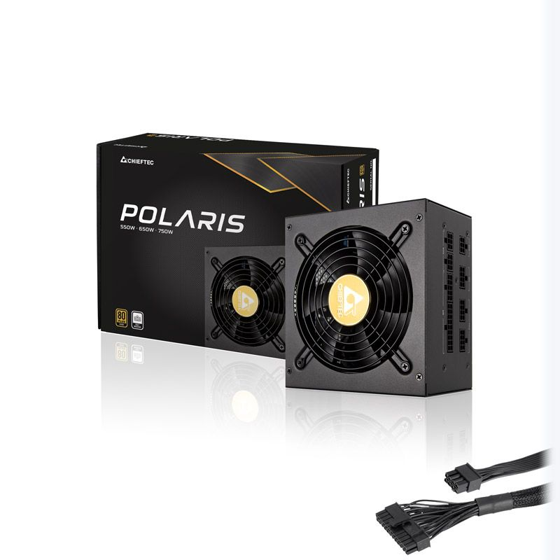 Chieftec Polaris jedinica za napajanje 750 W 20+4 pin ATX PS/2 Crno
