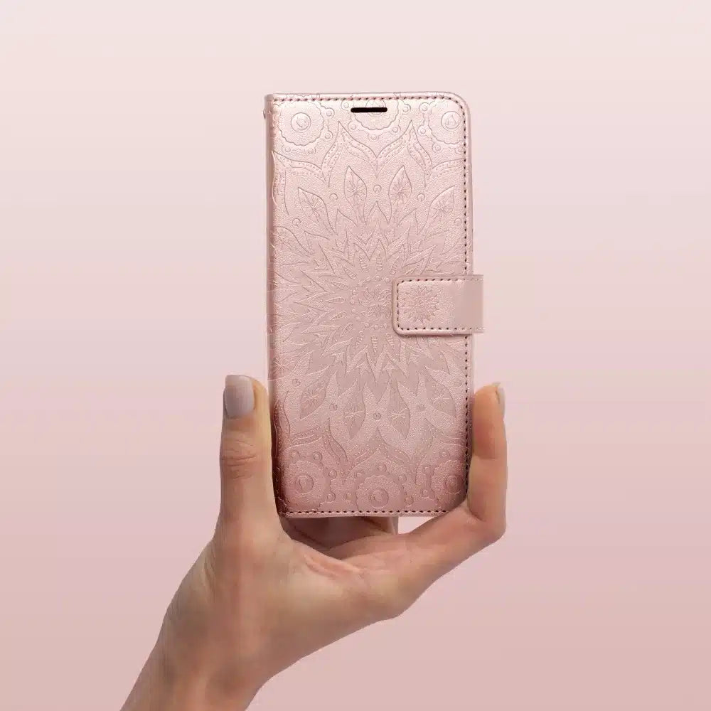 MEZZO Book etui za iPhone 12/12 Pro mandala rose gold