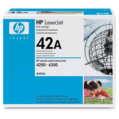HP 42A Black Original LaserJet Cartridge toner 1 kom Crno