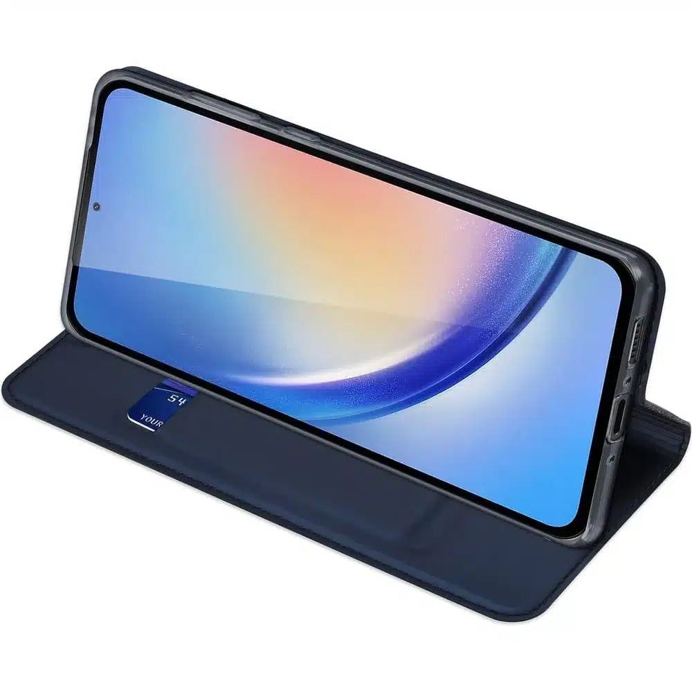 DUX DUCIS Skin Pro – preklopna torbica za Samsung Galaxy A35 modra