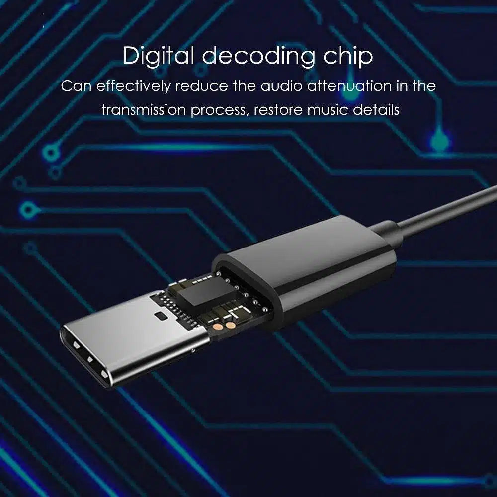 Originalne črne stereo slušalke Xiaomi HSEJ04WM USB-C