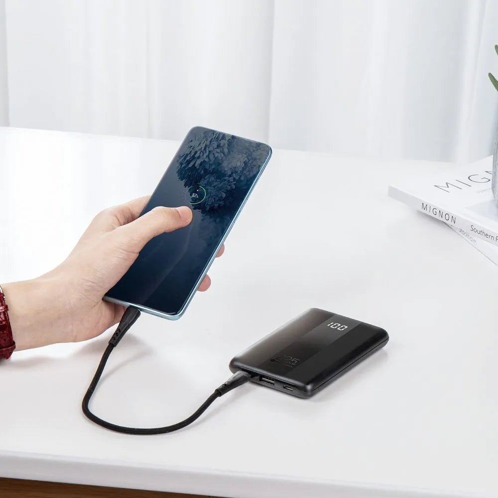 Powerbank Forcell F-Energy Energo P10K2 QC3.0 PD 3A 22.5W 10000 mAh črna