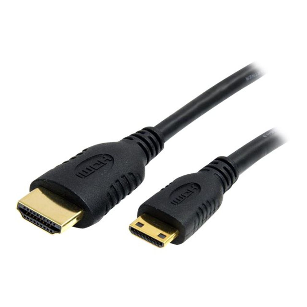 StarTech.com HDACMM50CM HDMI kabel 0,5 m HDMI Tip A (Standard) HDMI Type C (Mini) Crno