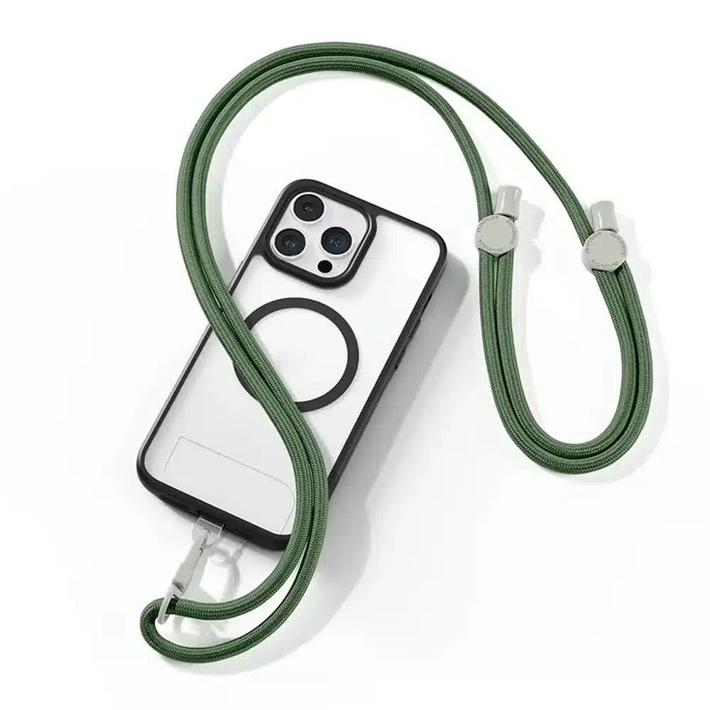 DUX DUCIS Plaz – pas za telefon čez telo – zelena barva