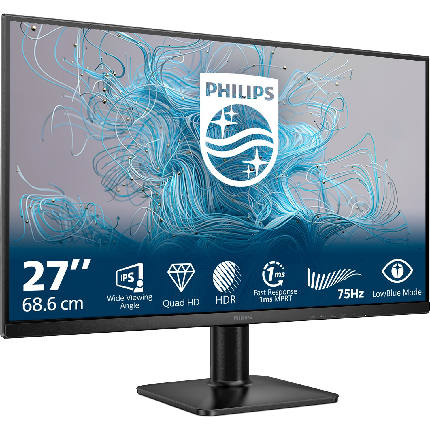 Philips 1000 series 27E2N1500L/00 računalni monitor 68,6 cm (27") 2560 x 1440 pikseli Quad HD LED Crno