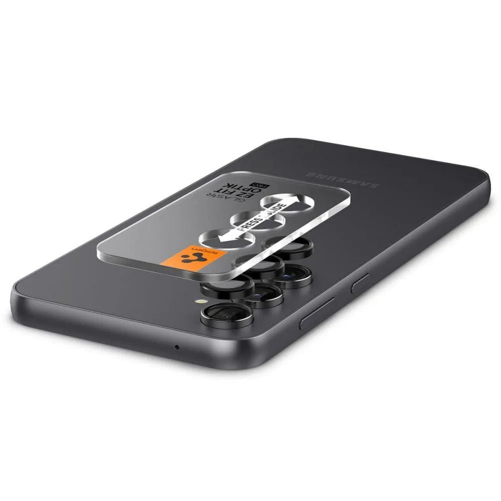 SPIGEN OPTIK.TR EZ FIT Zaščita za kamero 2 kosa za SAMSUNG S23 FE črna