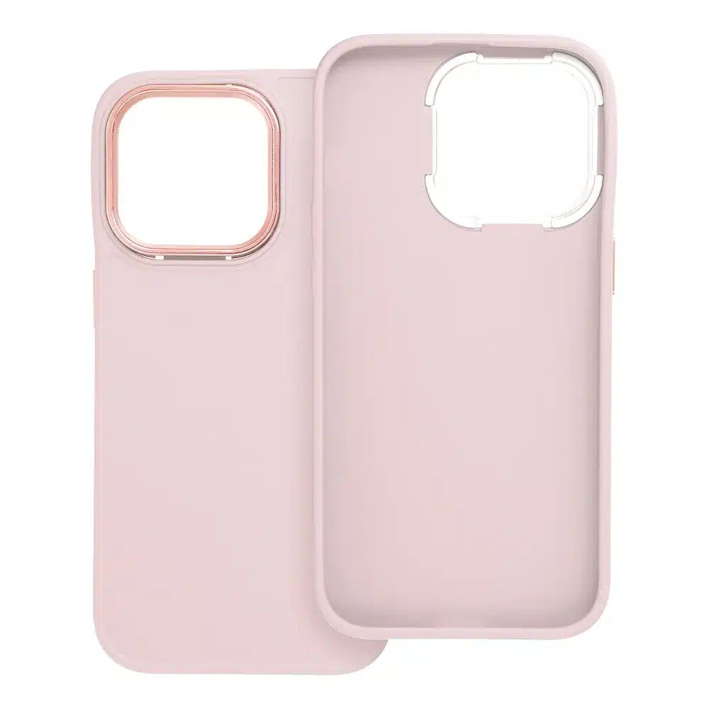 FRAME maska za iPhone 14 Pro, pudrasto roza