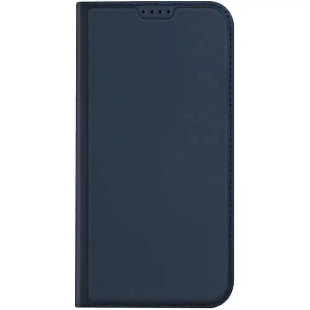DUX DUCIS Skin Pro – Gladka usnjena torbica za Apple iPhone 15 Pro, modra