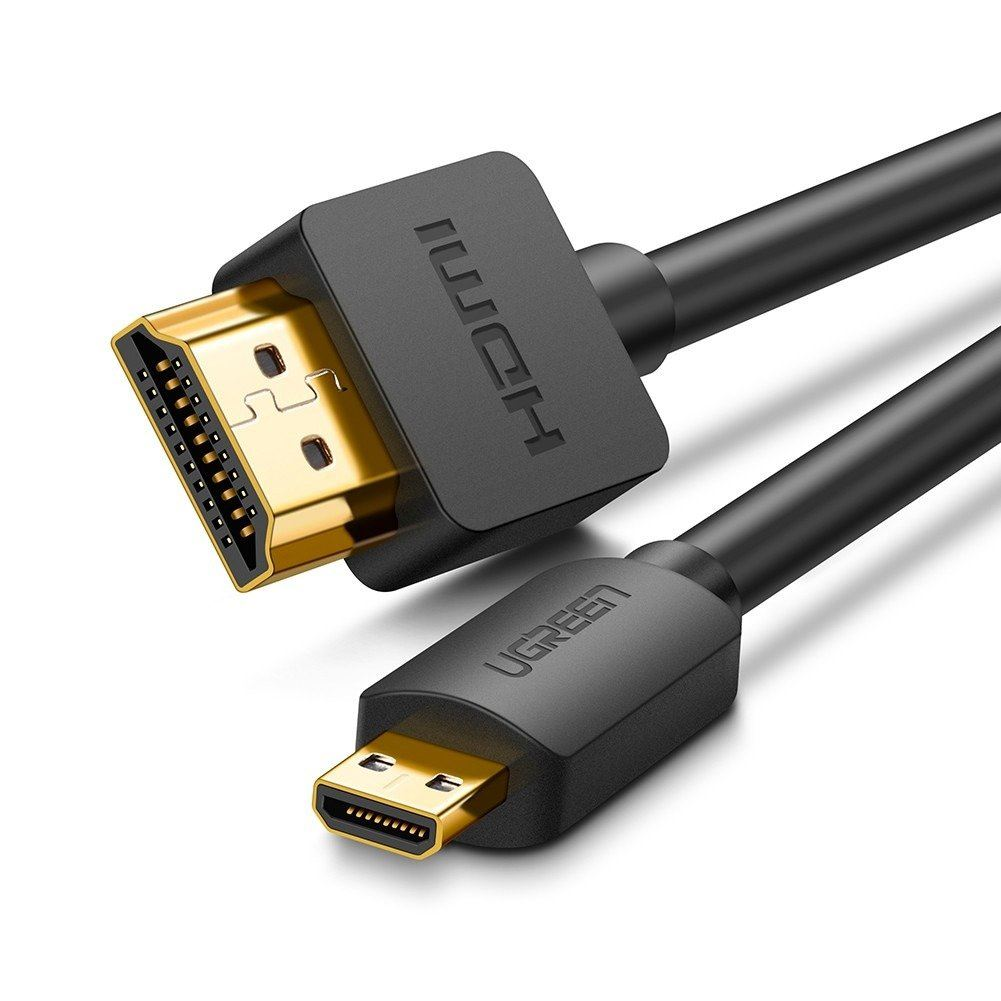 Ugreen 30104 HDMI kabel 3 m HDMI Tip D (Micro) HDMI Tip A (Standard) Crno
