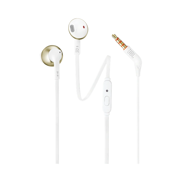 JBL Tune 205 Slušalice Žičano U uhu Glazba Šampanjac, Zlatno
