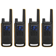 Motorola Talkabout T82 Extreme Quad Pack dvosmjerni radio 16 kanali Crno, Narančasto