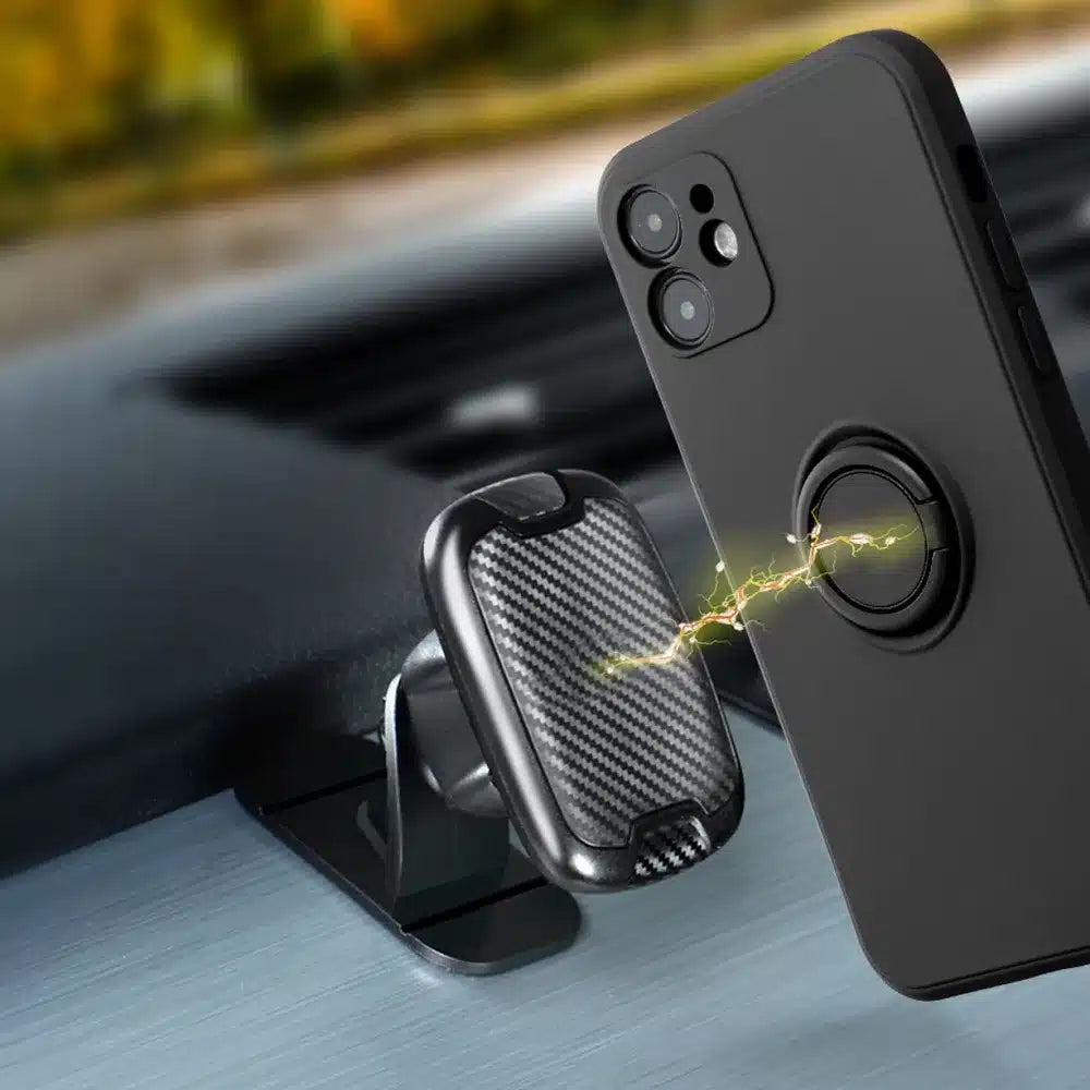 SILIKONSKA RING maska za XIAOMI Redmi NOTE 12 5G črna