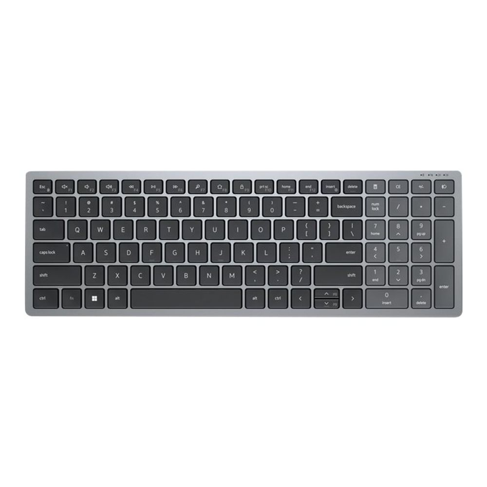 DELL KB740 tipkovnica RF bežični + Bluetooth QWERTY US Međunarodna Sivo, Crno