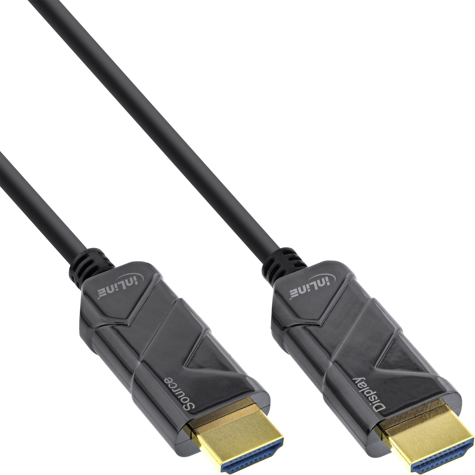 InLine 17950I HDMI kabel 50 m HDMI Tip A (Standard) Crno