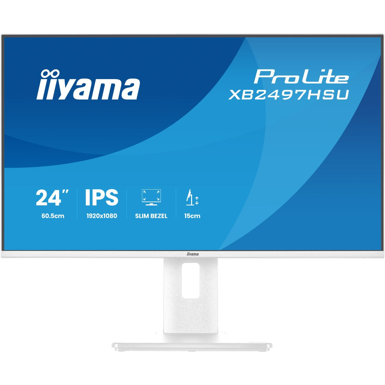 iiyama ProLite XB2497HSU-W1 računalni monitor 60,5 cm (23.8") 1920 x 1080 pikseli Full HD LED Bijelo