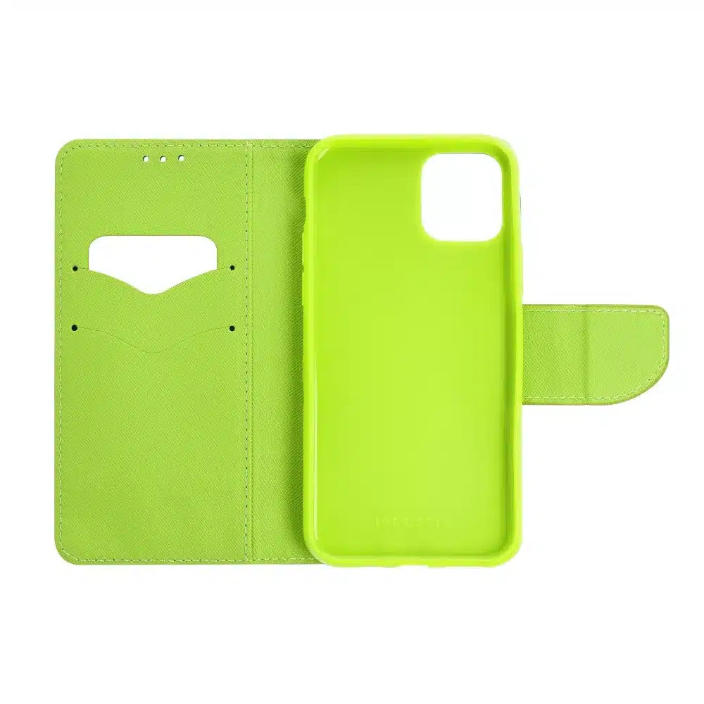 Ovitek Fancy Book za XIAOMI Redmi NOTE 13 5G mornarsko moder / limeta