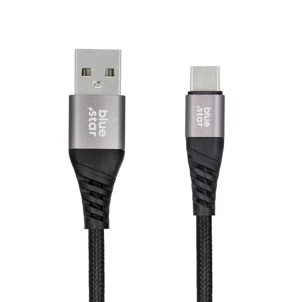 Blue Star pleten kabel USB A na Lightning 2.4A konektor
