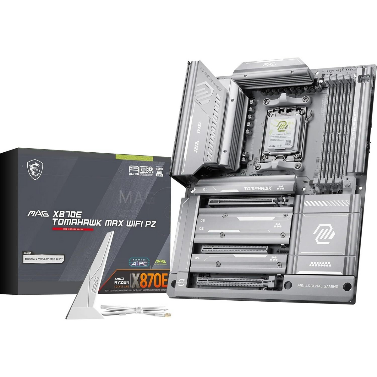 MSI MAG X870E TOMAHAWK MAX WIFI PZ matična ploča AMD X870E Utor AM5 ATX