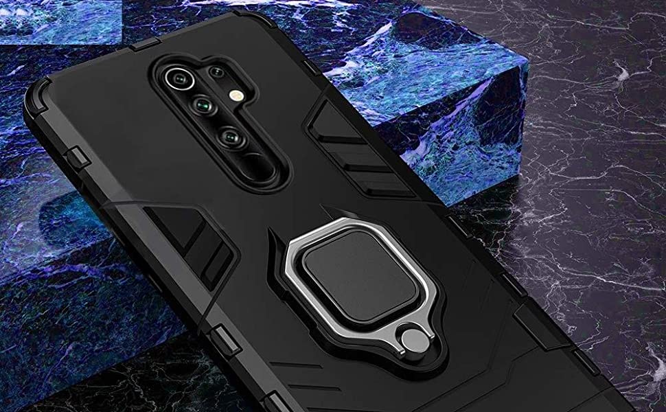 Ring Armor Case Kickstand robusten ovitek za XIAOMI REDMI 9