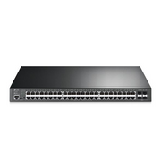 TP-Link Omada SG3452XP mrežni prekidač Upravljano L2+ Gigabit Ethernet (10/100/1000) Podrška za napajanje putem Etherneta (PoE) 1U Crno